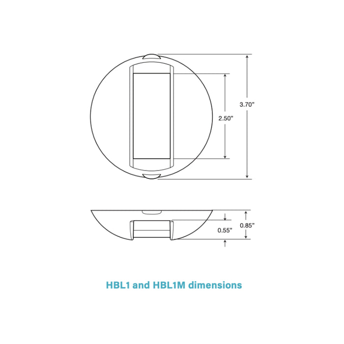 Wattstopper HBL1 High Bay Occupancy Sensor Lens, Aisleway Lens, 60' x 20' Coverage