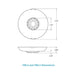 Wattstopper HBL3W High Bay Occupancy Sensor Lens for Wet Locations, Mid Bay Lens, 40' Diameter Coverage