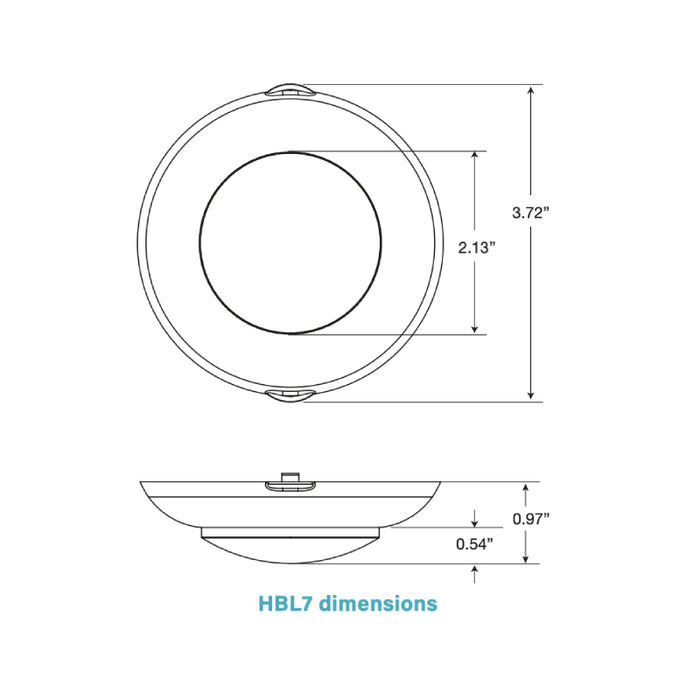 Wattstopper HBL7W High Bay Occupancy Sensor Lens for Wet Locations, High Bay Lens, 100' Diameter Coverage