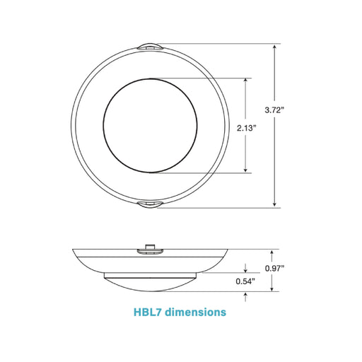 Wattstopper HBL7 High Bay Occupancy Sensor Lens, High Bay Lens, 100' Diameter Coverage
