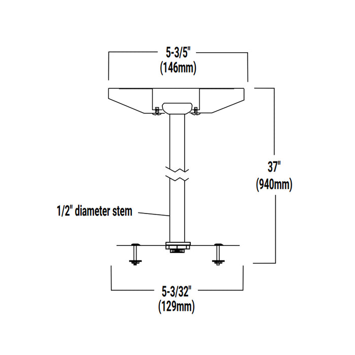 Halo Commercial HCC8P 36" Pendant Stem Kit