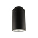 Halo Commercial HCC8S50 8" 50W LED Surface Mount Cylinder, 5000 Lumens, 120-277V - Matte Black