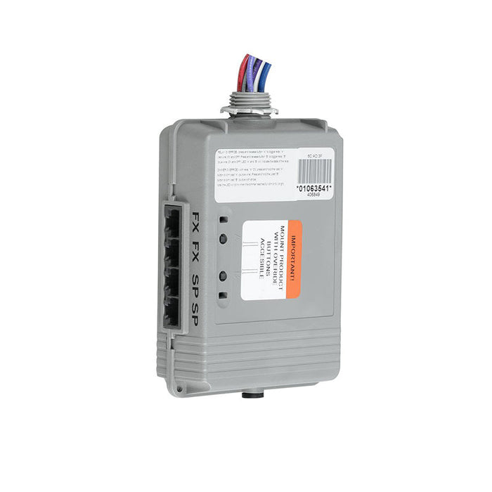 NX Lighting Controls NXRCFX2-2RD-UNV Room Controller, FX Bus Compatible, 2 SPST Switched, Two 0-10VDC Dimming Output