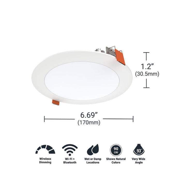 Halo HLB6099WZ 6" Color & Tunable White  Smart Wi-Fi