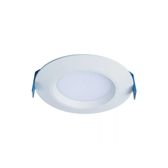 Halo HLBC4 4" Ultra-Slim Regressed LED Downlight, Selectable CCT & Lumens, Dual Install,  Warm Dim
