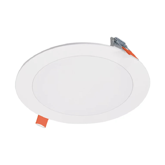 Halo HLBSL 6" Slim Canless LED Downlights, 5CCT Selectable, 900 Lumens, 90+ CRI, Matt White, 120V