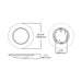Halo HLCE 4" Surface Mount LED Disk Light, 4000K, Bulk Packs