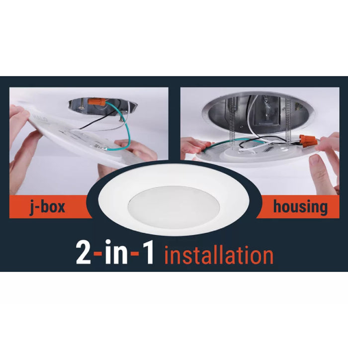 Halo HLCE4 4" Surface Mount LED Disk Light, 5CCT Selectable, California