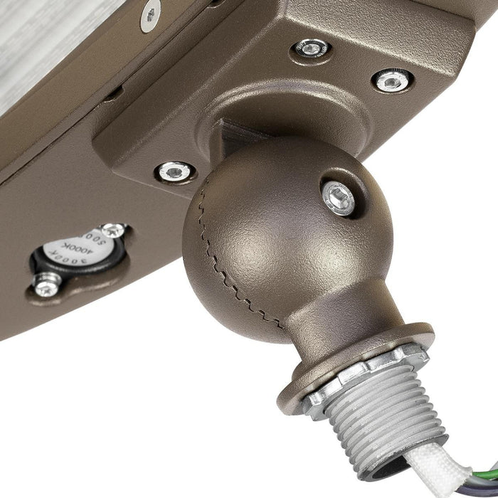 EXO LSP Lightscaper 8W-16W LED Outdoor Flood Light CCT/ Lumen  Selectable 120-277V