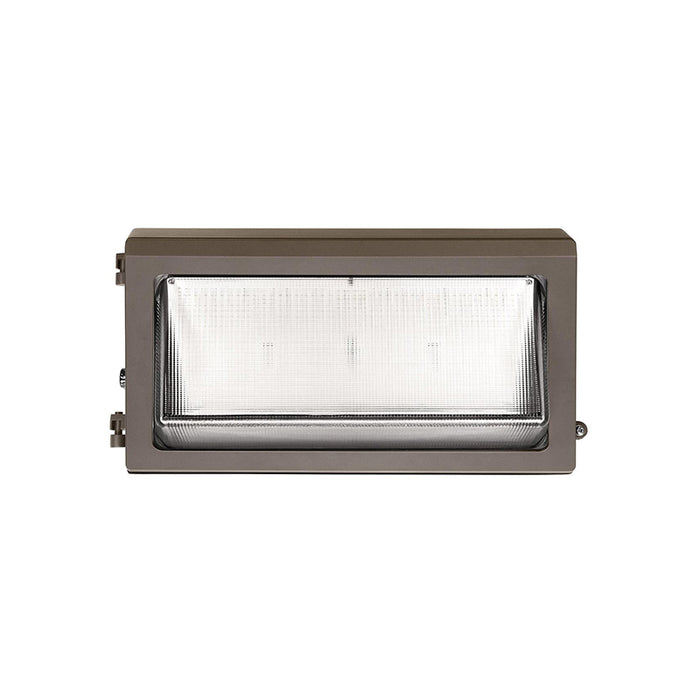 EXO WGH2 30W/40W/50W/60W/70W LED Switchable Glass Refractor Wall Pack, CCT Selectable