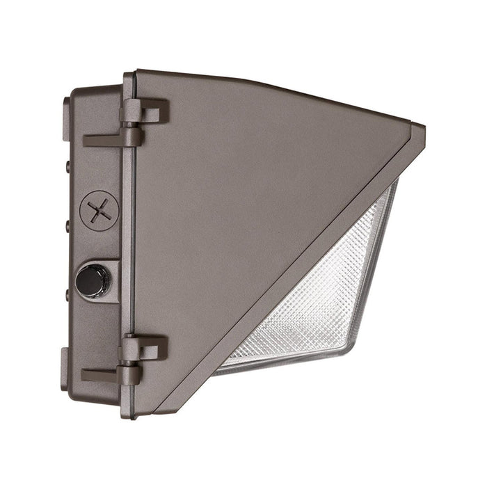 EXO WGH1 20W/30W/40W/50W LED Switchable Glass Refractor Wall Pack, CCT Selectable