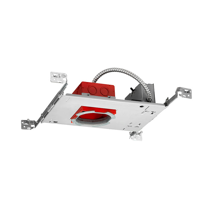 Juno IC1JBPF 10LM RED Series 4" IC-Rated New Construction Downlight Housing, Universal Driver 120-277V, 0-10V, 10% Dim