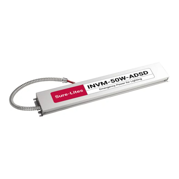 Sure-Lites INVM-50W-ADSD 50W Emergency Power for Lighting, 50VA Output Micro Inverter, 0-10V Auto-Dimming