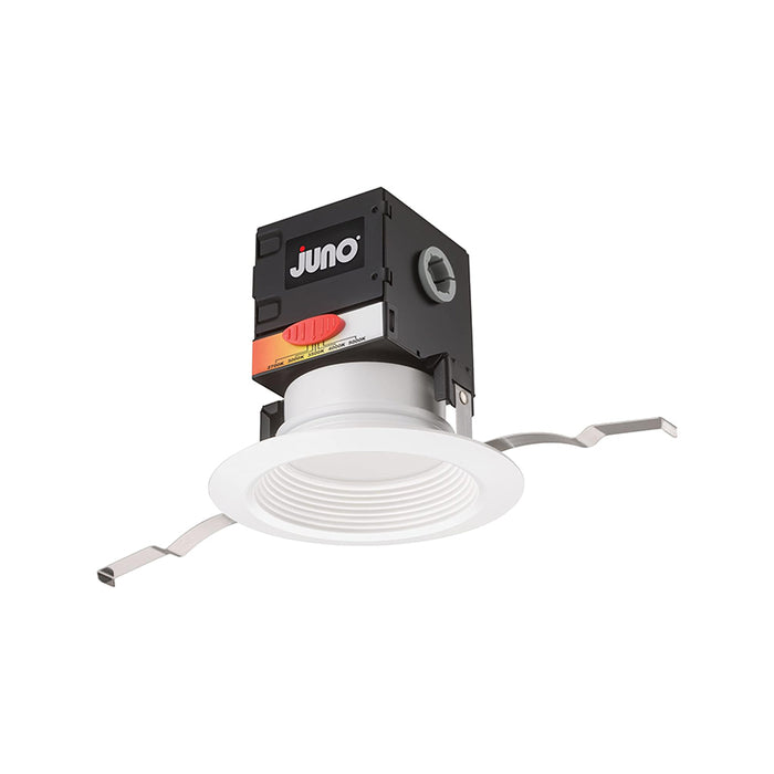 Juno JBK4 RD 4" Deep Regessed Round Direct Wire LED Downlight, CCT Selectable