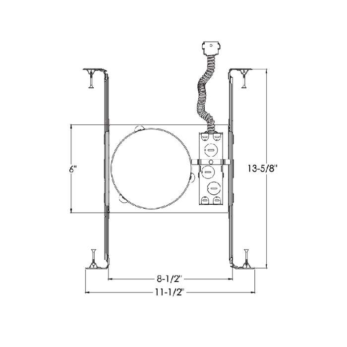 Juno Podz 5" New Construction Mounting Frame