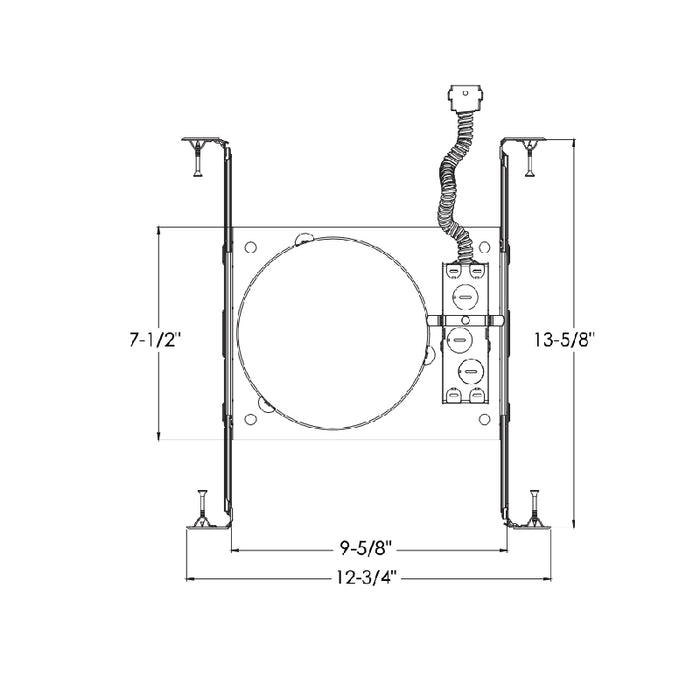 Juno New Construction Frame Kit for JPDZ6 Podz 6" Downlight