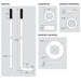 Keystone KT-ABOLT-4SQ-K1 20" Anchor Bolts and Custom Anchor Bolt Template, Set of 4, For 30ft Poles