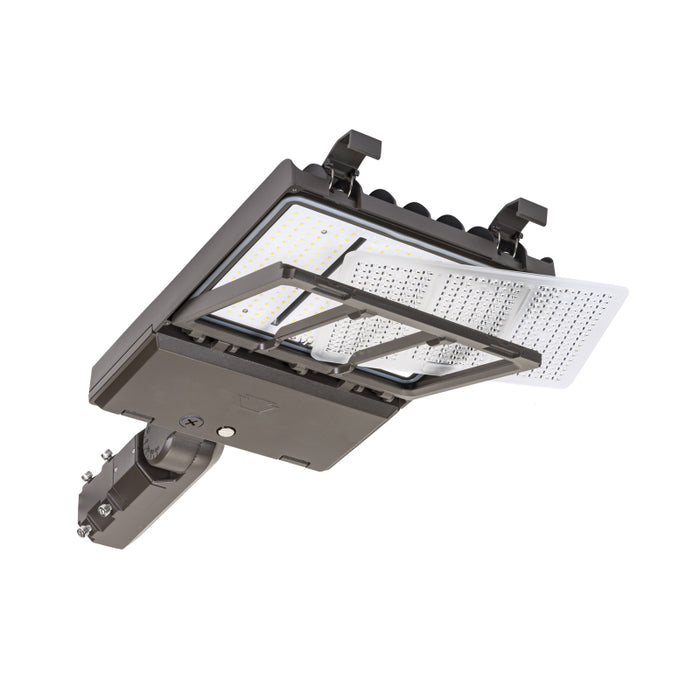 Keystone KT-ALED140PS-M2-OSB-PMA-8CSB-VDIM-P Pole Mount LED Area Light with Optic Swap, Power & CCT Selectable
