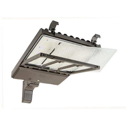 Keystone KT-ALED290PS-L2 185W/210W/290W Pole Mount LED Area Light with Optic Swap, 3 Wattage & 3CCT Selectable, 120-277V