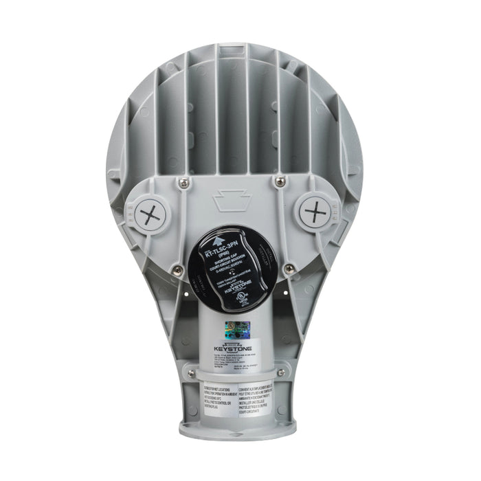 Keystone KT-ALED60PS-D2D-WM-8CSB-VDIM 30W/40W/60W Dusk to Dawn LED Area Light, 3CCT Selectable, 120-277V