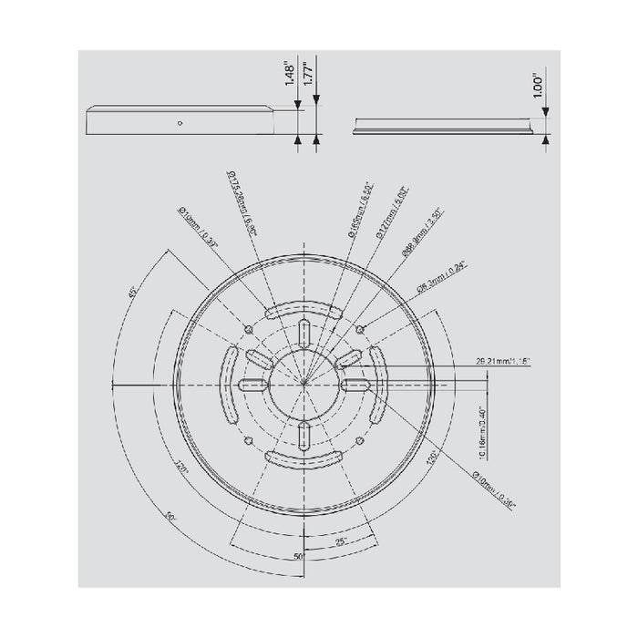 Keystone KT-BLED-PLATE-KIT Retrofit Plate