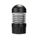 Keystone 14W/19W/24W LED Dome Bollard Head, Louvered Reflector, 3CCT Selectable - Black