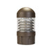 Keystone 14W/19W/24W LED Dome Bollard Head, Louvered Reflector, 3CCT Selectable - Bronze