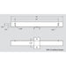 Keystone KT-CAB-2A-UNV Cross Arm Bracket for SLFLED, 2 Fixture Max