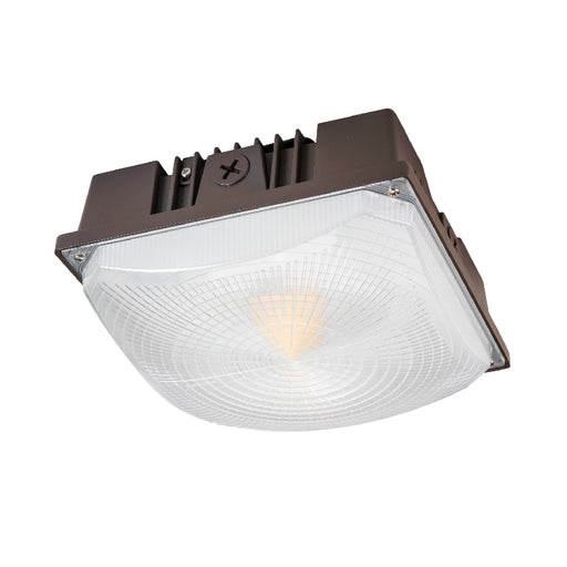 Keystone KT-CLED40PS-S1-8CSB-VDIM 20W/30W/40W LED Square Canopy Light, 3 Power & 3CCT Selectable, 120-277V