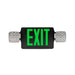 Keystone KT-EC-TP1 LED Exit Combo with Battery Backup, Single or Double Face, Surface Mount