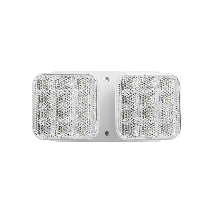 Keystone KT-EM-RD1 Dual Head LED Emergency Light, Surface Mount, 3.6V-15VDC - White