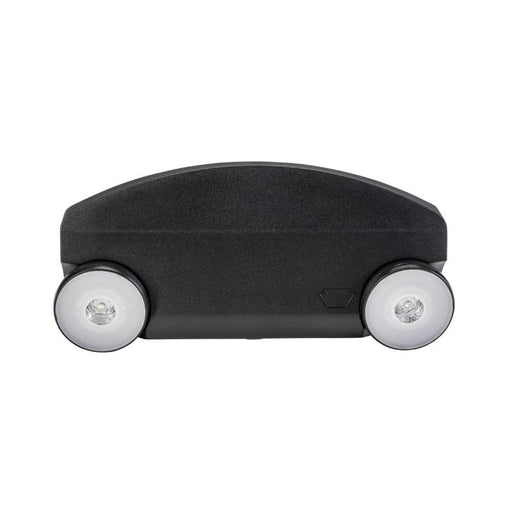 Keystone KT-EM-TP2 Dual Head LED Emergency Light with Battery Backup, Surface Mount, 120-277V - Black