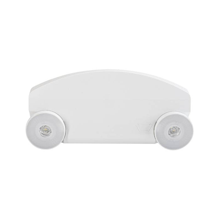 Keystone KT-EM-TP2 Dual Head LED Emergency Light with Battery Backup, Surface Mount, 120-277V - White