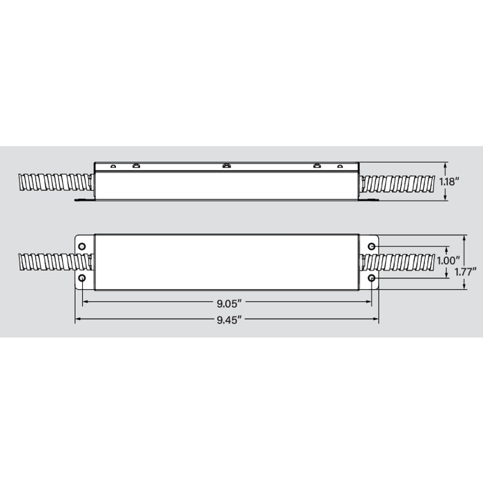 Keystone KT-EMRG 10W LED Emergency Back-Up Driver, Dual Flex Conduit