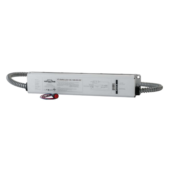 Keystone KT-EMRG 12W LED Emergency Back-Up Driver, Dual Flex Conduit