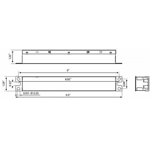 Keystone KT-EMRG 5W Constant Power LED Emergency Back-Up Driver for LED Type B Lamps