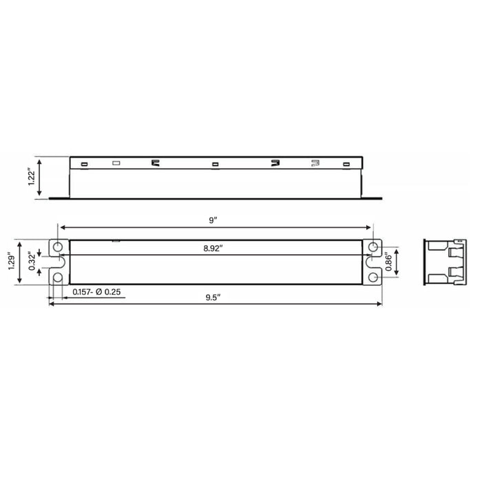 Keystone KT-EMRG 5W Constant Power LED Emergency Back-Up Driver for LED Type B Lamps