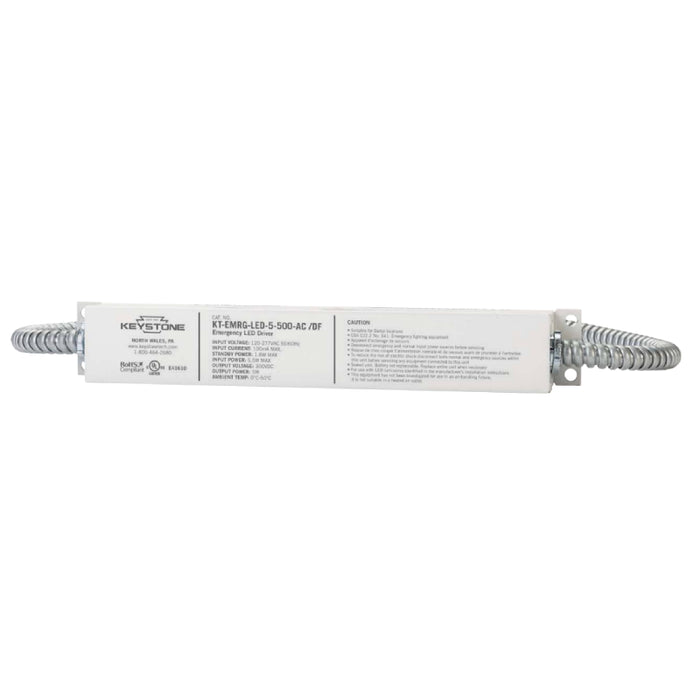 Keystone KT-EMRG 5W Emergency Backup Driver for LED Downlights, Dual Flex Conduit