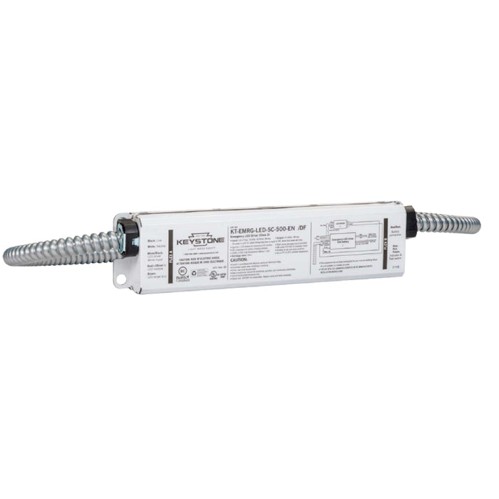 Keystone KT-EMRG 5W Constant Wattage LED Emergency Backup Driver, Dual Flex Conduit
