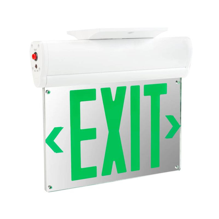 Keystone KT-EX-EL1-WH LED Exit Sign with Battery Backup, Single or Double Face