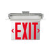 Keystone KT-EX-ELNY1-WH3RL-RU LED Exit Sign with Emergency Battery Backup, Single or Double Face, Recessed Mount, NYC Compliant