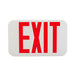 Keystone KT-EX-TP1 LED Exit Sign with Backup Battery, Double Face - White Housing / Red Letters