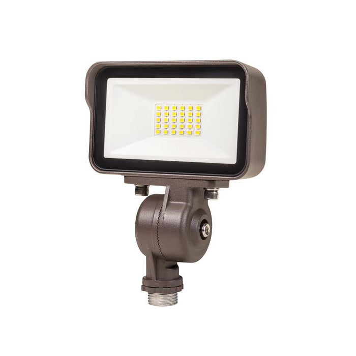 Keystone KT-FLED15-R3A-KM 15W Contractor Prime LED Flood Light, Up to 1725 Lumens, Knuckle Mount, 120-277V