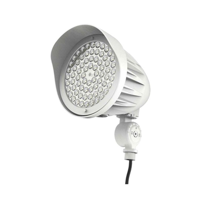 Keystone KT-FLED25PS-C1E-UNV-8CSB-VDIM LED Bullet Flood Light with Photocell, Power & CCT Selectable