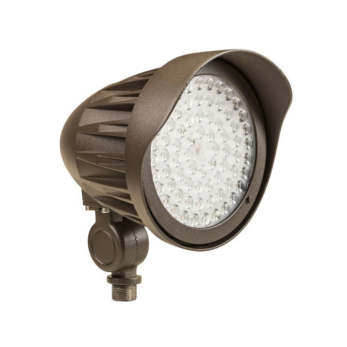 Keystone KT-FLED25PS-C1E-UNV-8CSB-VDIM LED Bullet Flood Light with Photocell, Power & CCT Selectable