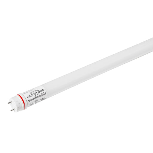 Keystone KT-LED10.5T8-48G-8CSJ-DX2 10.5W 4-ft T8 LED Lamp, G13 Base, 5CCT Selectable, 120-277V