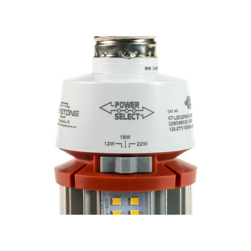 Keystone KT-LED22PSHID 12W/18W/22W LED HID Replacement Lamp, E26 Base, 120-277V