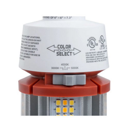 Keystone KT-LED27PSHID 18W/22W/27W LED HID Replacement Lamp, E26 Base, 3CCT Selectable, 120-277V