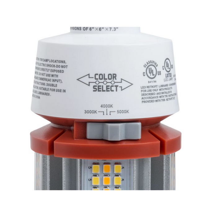 Keystone KT-LED27PSHID 18W/22W/27W LED HID Replacement Lamp, E26 Base, 3CCT Selectable, 120-277V