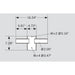 Keystone KT-PMTT-4SQ-D180 Pole Mount Dual Tenon, Top Mount Horizontal 180 Deg for 4" Square Pole
